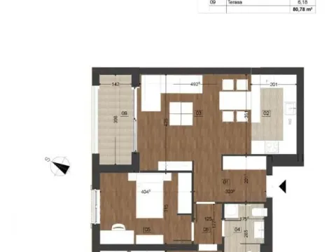 Prodaja, dvosoban stan, 80m², Podgorica, Crna Gora - image 8