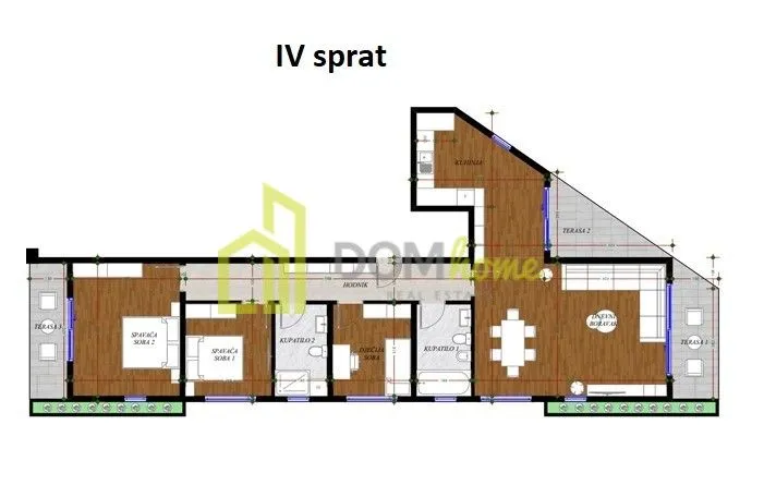 Sale, three bedroom apartment, 120m², Gorica C, Podgorica