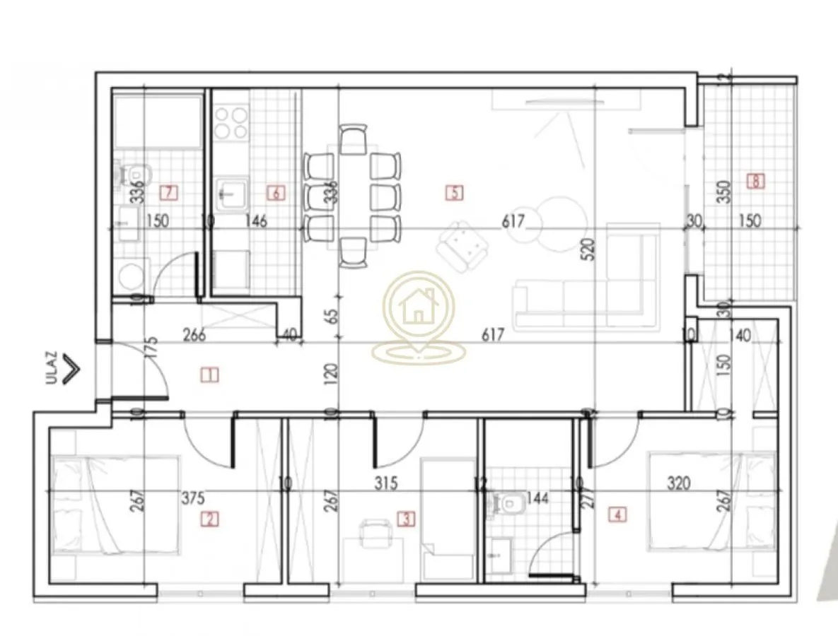 Prodaja, trosoban stan, 82m², Sremska Kamenica, Petrovaradin