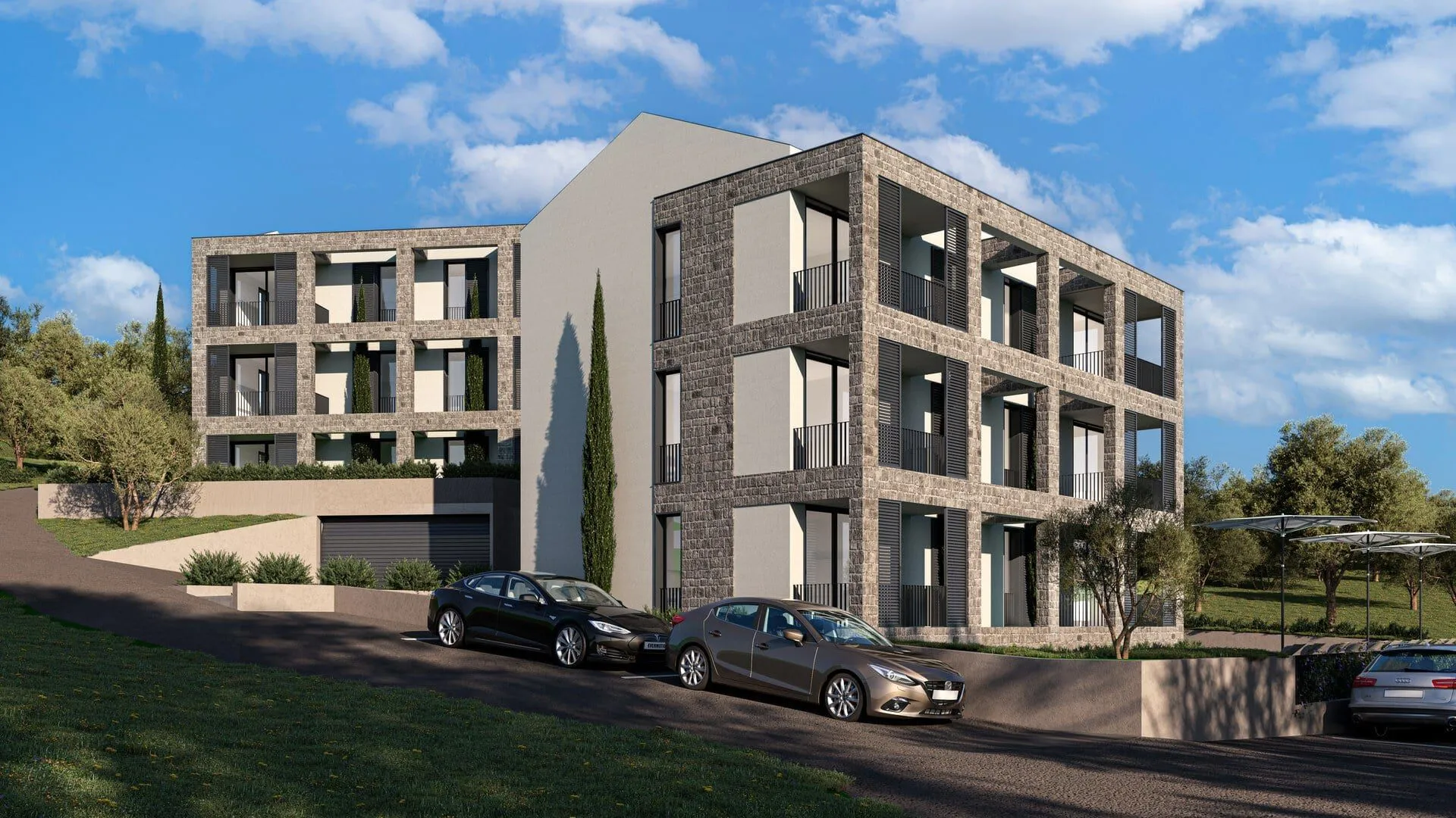 Prodaja, jednosoban stan, 47m², Donja Lastva, Tivat