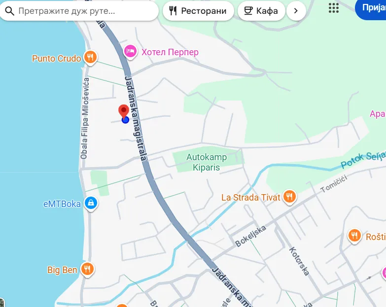Rent, studio apartment, 30m², Donja Lastva, Tivat