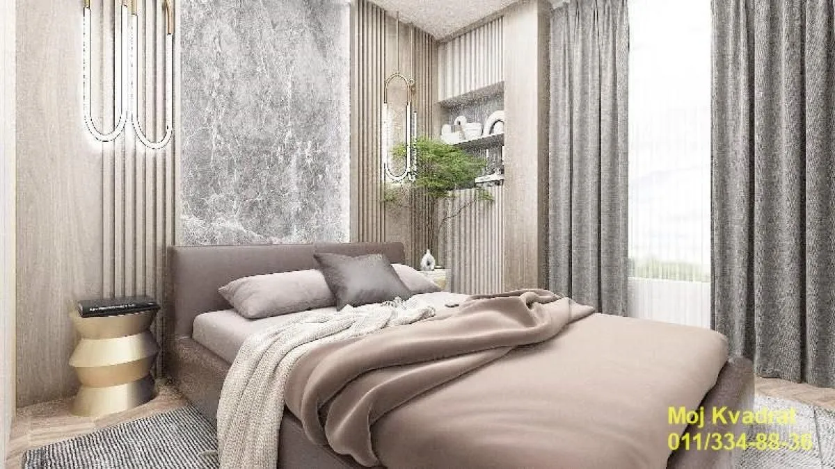 Sale, two bedroom apartment, 60m², Savski Venac, Beograd