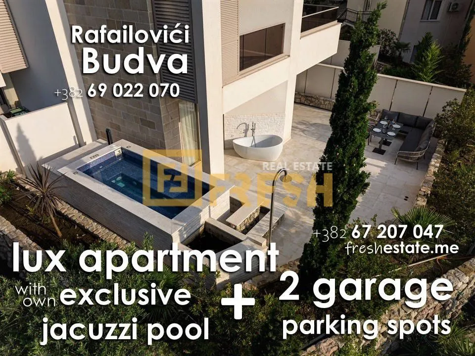Sale, one bedroom apartment, 136m², Rafailovići, Budva
