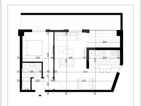 Sale, one bedroom apartment, 54m², Ljubović, Podgorica - image 8