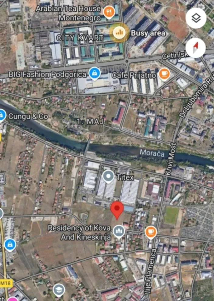 Prodaja, plac, 8348m², Zabjelo, Podgorica