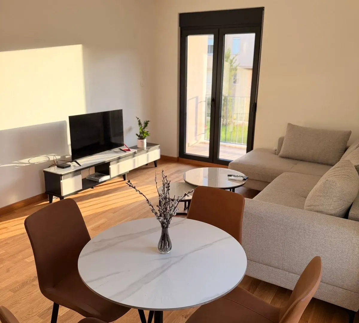 Rent, two bedroom apartment, 61m², Tološi, Podgorica