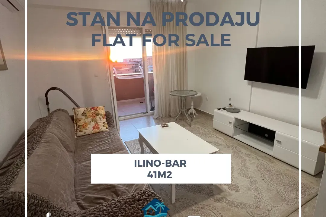 Prodaja, jednosoban stan, 41m², Ilino, Bar