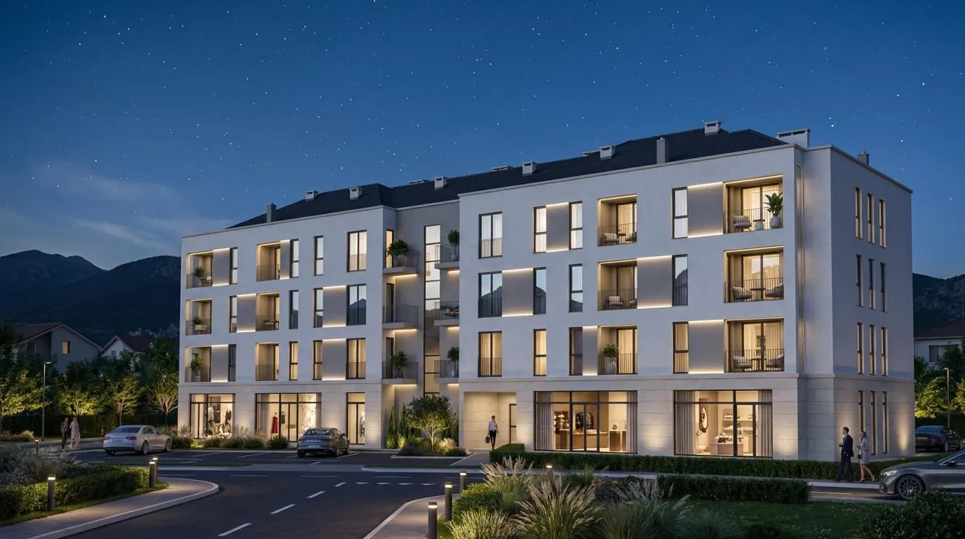 Prodaja, dvosoban stan, 62m², Integralovo, Nikšić