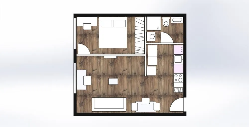 Prodaja, jednosoban stan, 45m², Pantelej, Niš