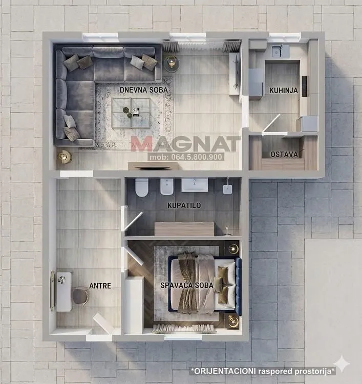 Sale, office space, 70m², Autokomanda, Voždovac Sve Podlokacije