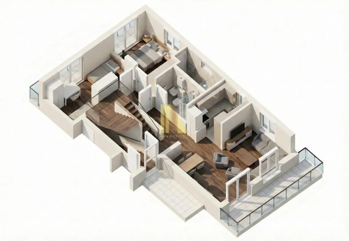 Prodaja, dvosoban stan, 89m², Petrovaradin, Novi Sad