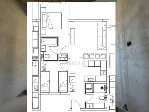 Prodaja, dvosoban stan, 57m², Bečići, Budva - image 14