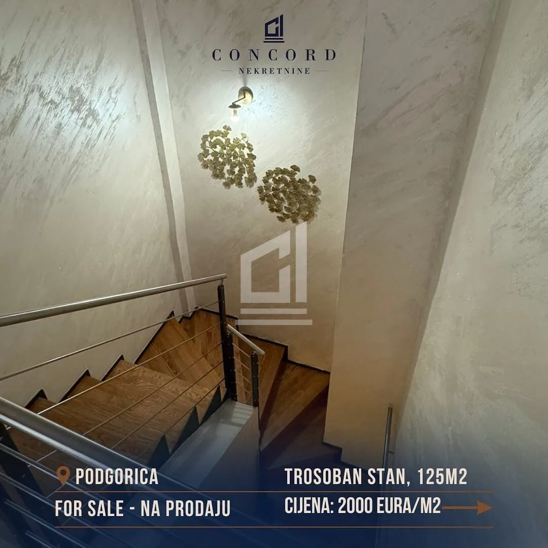 Prodaja, trosoban stan, 125m², Momišići, Podgorica