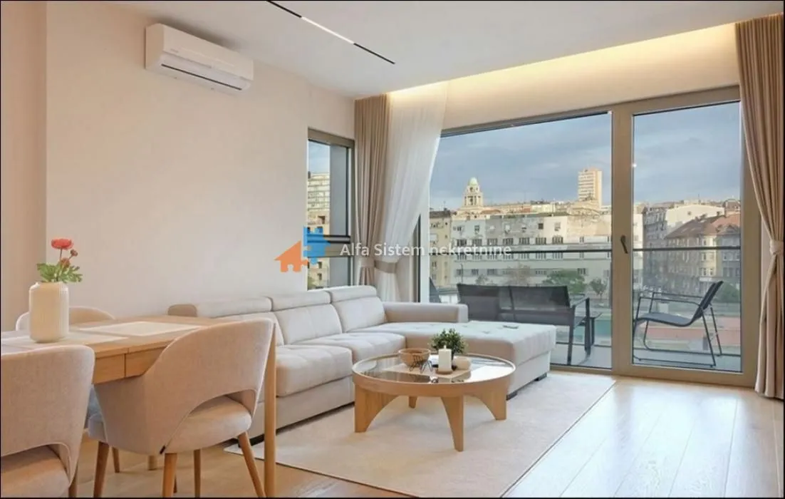 Rent, three bedroom apartment, 73m², Savski Venac, Beograd
