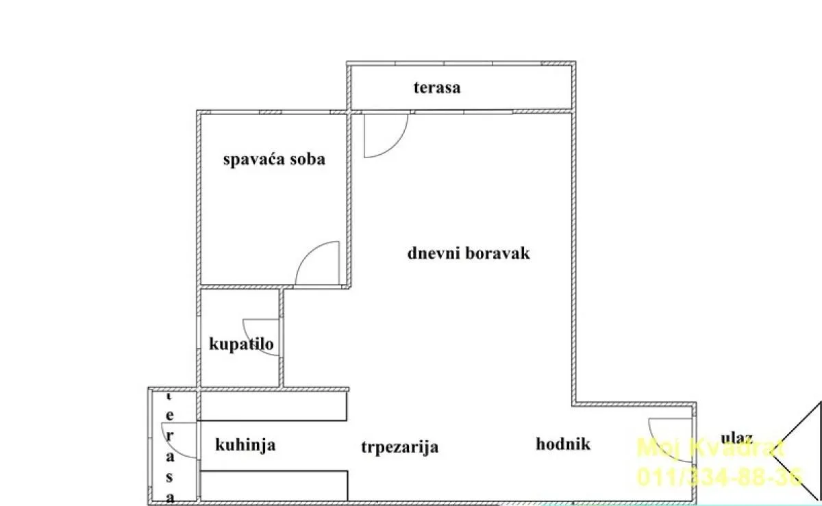 Prodaja, dvosoban stan, 62m², Zemun Sve Podlokacije, Beograd