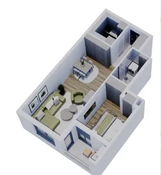 Sale, two bedroom apartment, 49m², Medijana, Niš - image 4