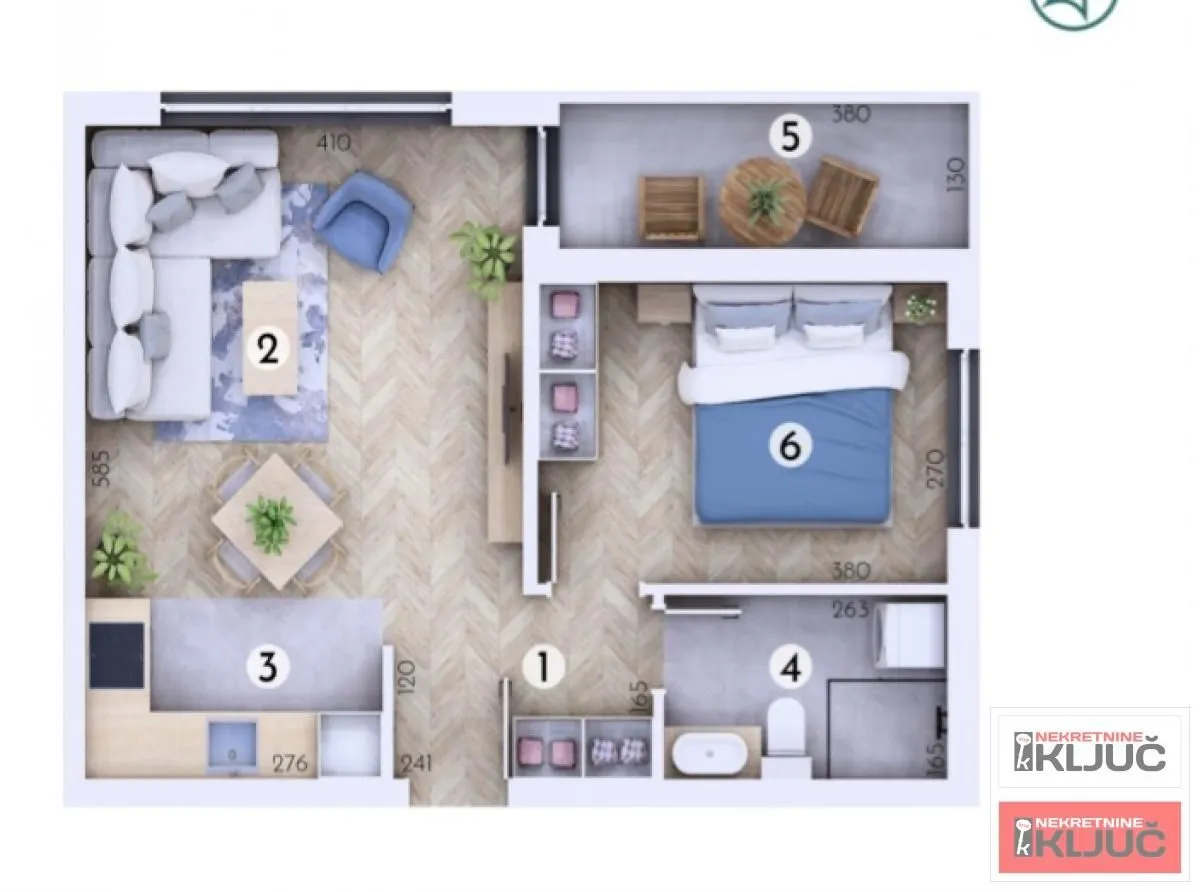 Prodaja, dvosoban stan, 44m², Adice, Novi Sad Sve Podlokacije