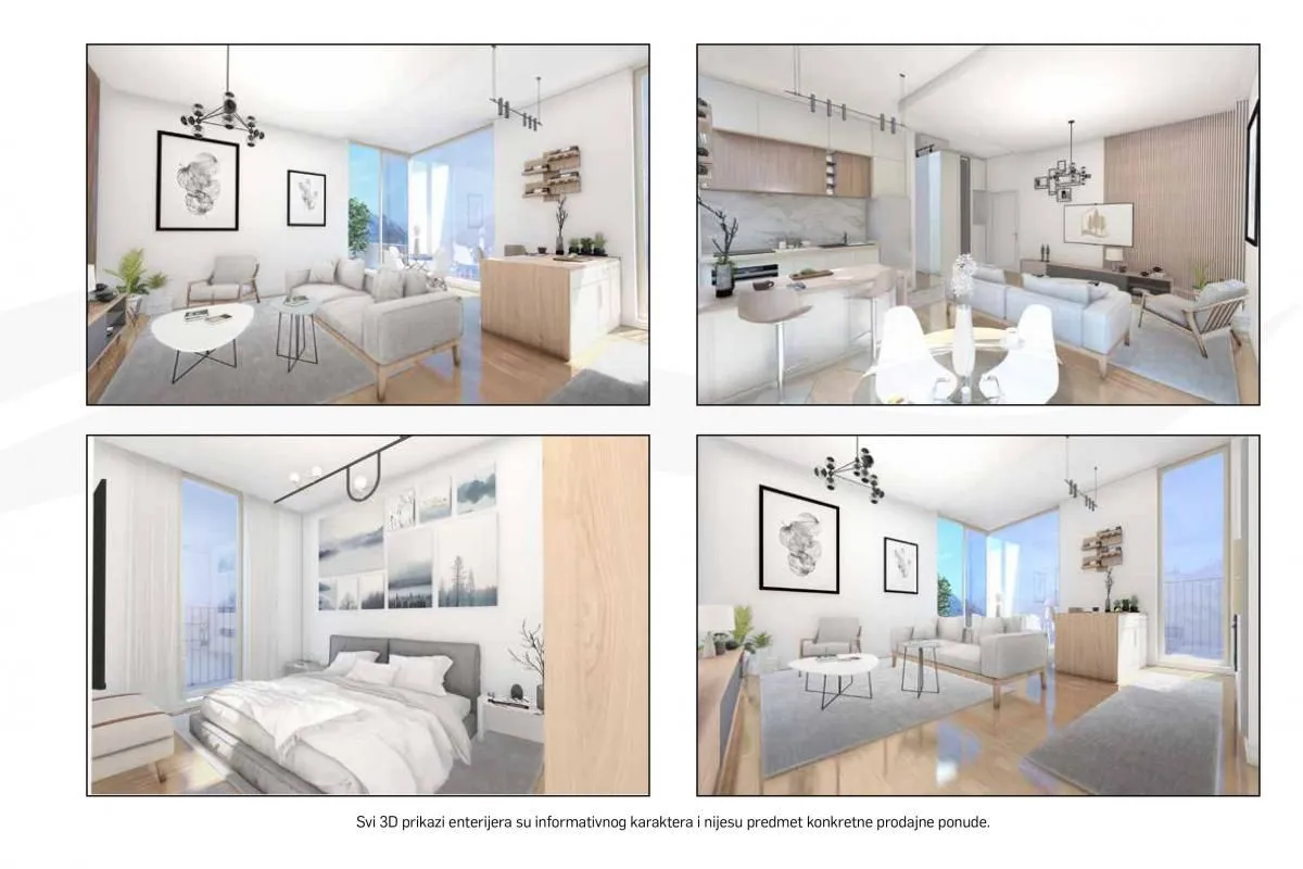 Prodaja, dvosoban stan, 51m², Dobrota, Kotor