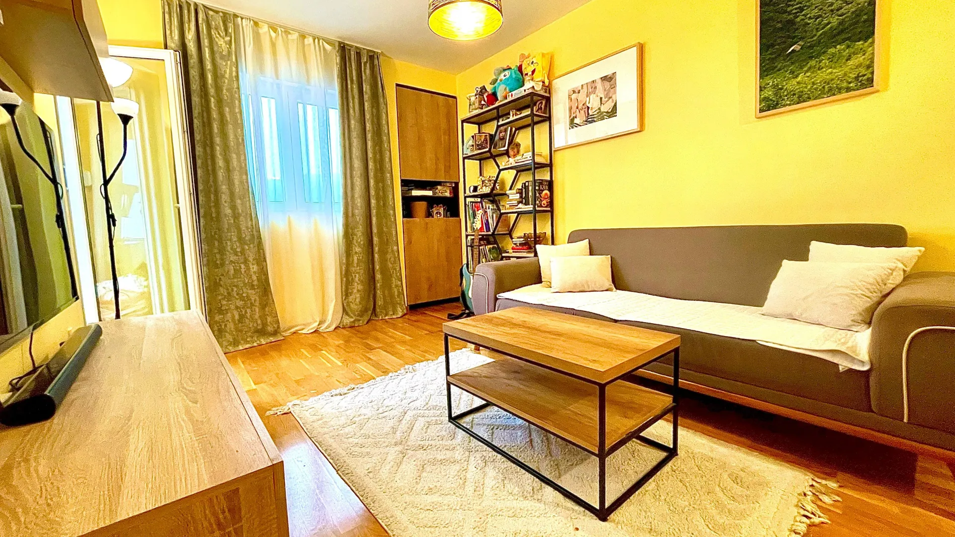 Rent, one bedroom apartment, 46m², City Kej, Podgorica