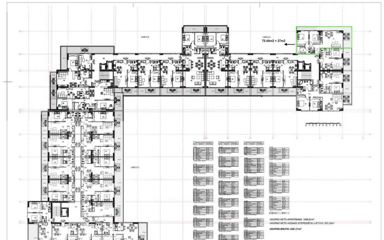 Sale, two bedroom apartment, 102m², Budva, Crna Gora