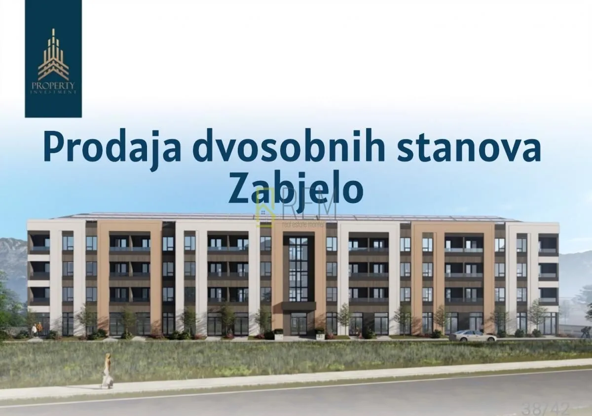 Sale, two bedroom apartment, 49m², Zabjelo, Podgorica