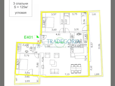 Prodaja, trosoban stan, 125m², Budva, Crna Gora - image 10
