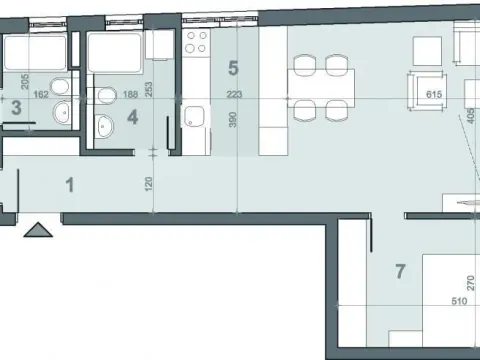 Sale, three bedroom apartment, 83m², Centar Sve Podlokacije, Beograd