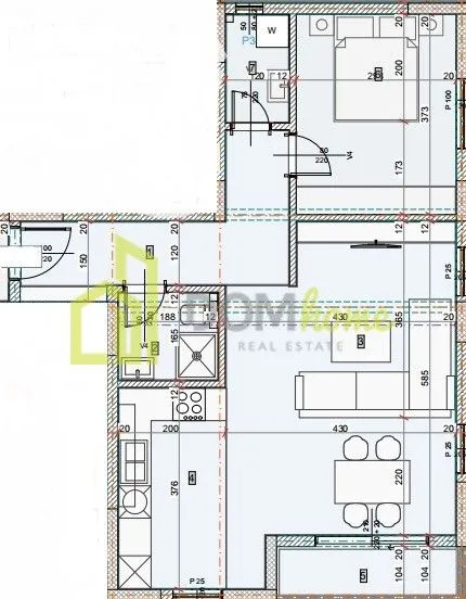 Sale, two bedroom apartment, 59m², Donja Gorica, Podgorica