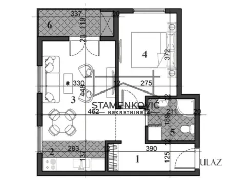 Prodaja, dvosoban stan, 47m², Nova Detelinara, Novi Sad Sve Podlokacije - image 5