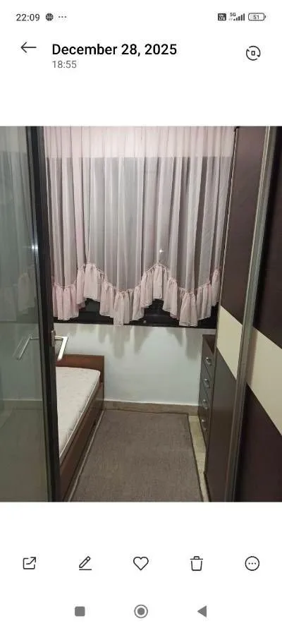 Izdavanje, dvosoban stan, 57m², Tivat, Crna Gora