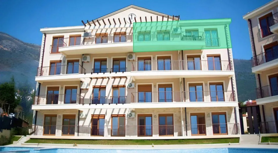 Sale, four bedroom apartment, 142m², Baošići, Herceg Novi