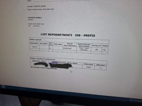 Sale, land lot, 200m², Centar, Cetinje - image 1