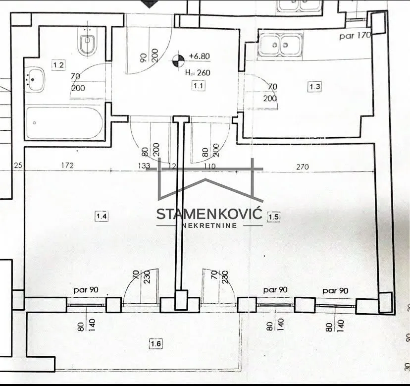 Izdavanje, dvosoban stan, 40m², Podbara, Novi Sad Sve Podlokacije