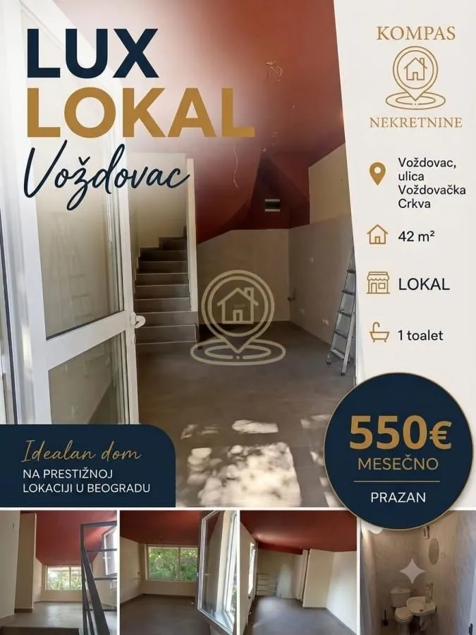 Rent, office space, 42m², Voždovačka Crkva, Voždovac Sve Podlokacije
