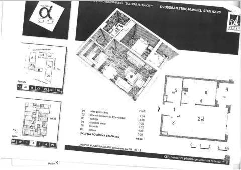 Prodaja, dvosoban stan, 40m², Kluz, Zvezdara Sve Podlokacije - image 19