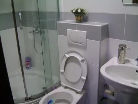 Svijetlo kupatilo sa tuš kabinom, toaletom i lavaboom. - image 6