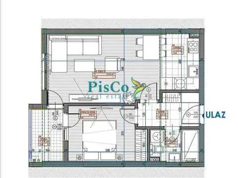 Prodaja, jednosoban stan, 45m², Zabjelo, Podgorica - image 2