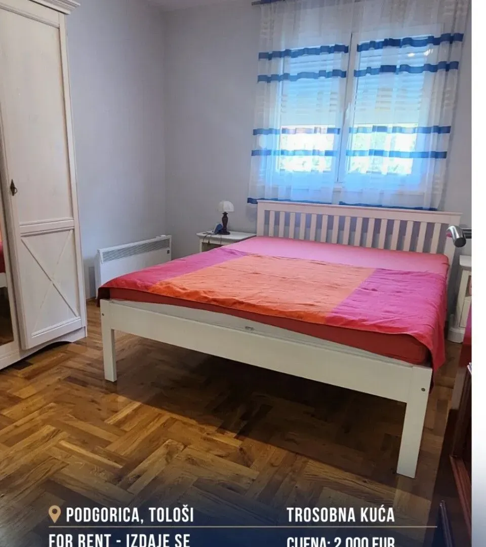 Rent, house, 200m², Tološi, Podgorica