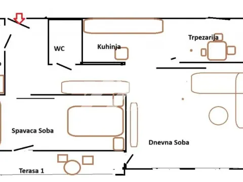 Rent, two bedroom apartment, 60m², Bulevar Oslobodjenja, Novi Sad Sve Podlokacije - image 10
