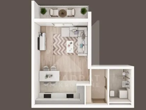 Prodaja, garsonjera, 35m², Zelenika, Podgorica - image 4