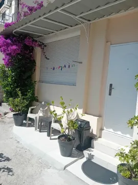 Entrance to the house with a yard and flowers. - image 2