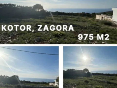 Prodaja, zemljište, 975m2, Zagora, Kotor Prodaja, zemljište, 975m2, Zagora, Kotor