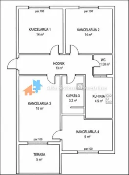 Floor plan of the property showing room layout and square footage. - image 12