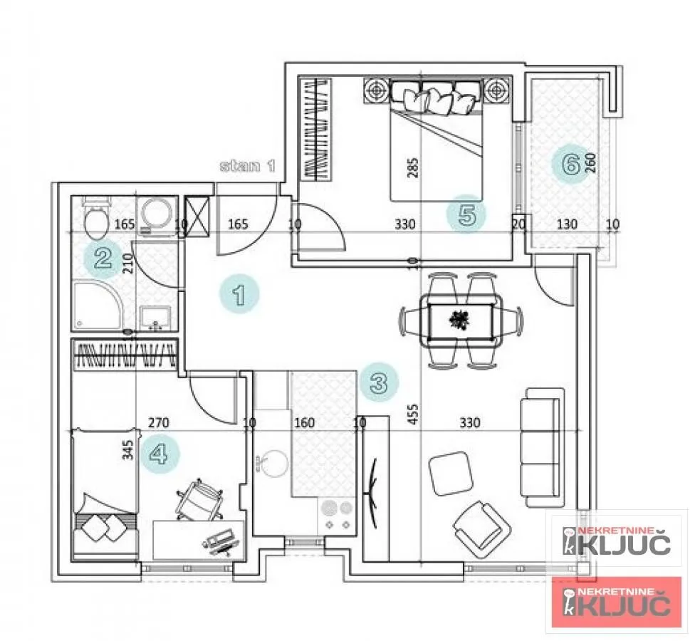 Prodaja, dvosoban stan, 51m², Petrovaradin, Novi Sad