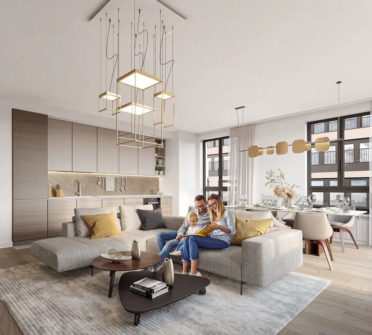 Sale, four bedroom apartment, 125m², Beograd Na Vodi, Beograd