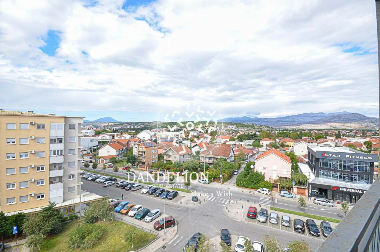 Izdavanje, jednosoban stan, 45m², Stari Aerodrom, Podgorica