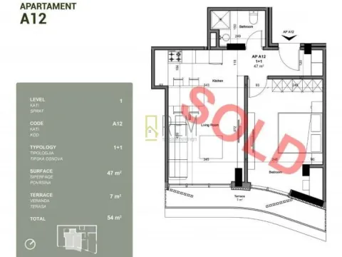 Prodaja, jednosoban stan, 56m², Ulcinj, Crna Gora - image 4