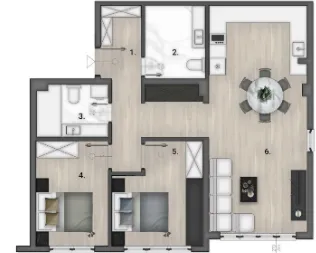 Sale, two bedroom apartment, 45m², Centar, Zlatibor - image 7