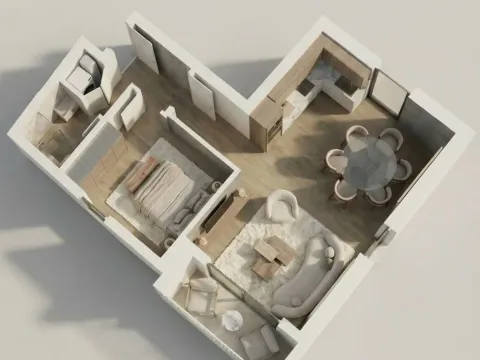 Prodaja, jednosoban stan, 48m², Dumidran, Tivat - image 2