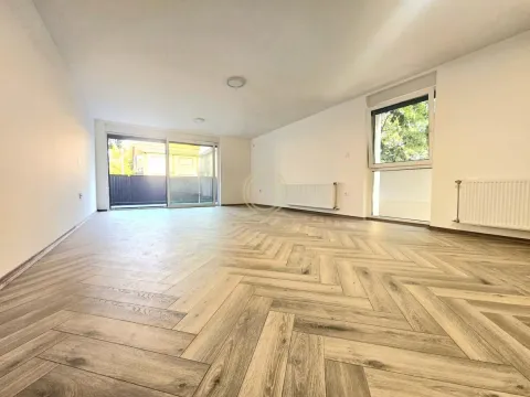 Prazna prostrana prostorija sa parketom i prozorima. - image 19